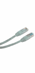 PremiumCord Patch kabel UTP RJ45-RJ45 CAT6 1m šedá