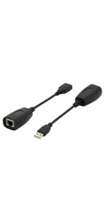 DIGITUS USB Extender, USB 1.1, prez Cat 5, 5e nebo Cat 6 UTP kabel, až 45 m / 150 ft
