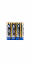 Baterie AAA (R03) alkalická MAXELL 4ks / shrink