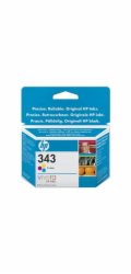 HP 343 originální inkoustová kazeta tříbarevná C8766EE HP (343) C8766EE - ink. náplň barevná, DJ 5740,6540,1510 originál