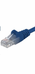 PREMIUMCORD Patch kabel UTP RJ45-RJ45 CAT5e 0.25m modrá