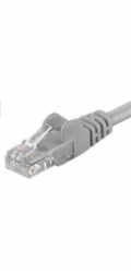 PremiumCord Patch kabel UTP RJ45-RJ45 CAT6 15m šedá