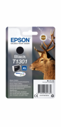 EPSON ink čer Singlepack "Jelen" Black T1301 DURABrite Ultra Ink (25,4 ml)