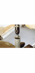 Wolfcraft drátěný kartáč, štětec 25mm stopka 6mm 2126000