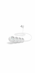 CONNECT IT prodlužovací kabel 230 V, 4 zásuvky, 3 m, bez vypínače (bílý)