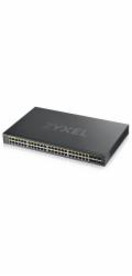 Zyxel GS1920-48HPV2 52-port Gigabit WebManaged PoE Switch, 48x gigabit RJ45, 4x gigabit RJ45/SFP, 2x SFP, 375W pro PoE