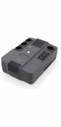 DIGITUS UPS vše-v-jednom, 800VA / 480W, LED 12V / 9Ah x1, 4x CEE 7 / 7,3x IEC C13, USB, RJ45