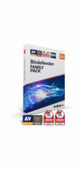Bitdefender Family pack - 15 zařízení na 3 roky - elektronická licence do emailu