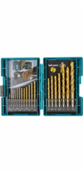 Makita Metallbohrer-Set HSS-Tin, 19-teilig