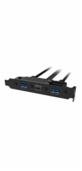 AKASA adaptér MB interní, USB 3.1 Gen2 internal adapter cable & dual Gen1 Type-A Ports, 50 cm