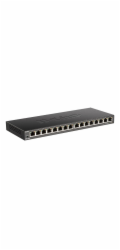 D-Link DGS-1016S 16-port Gigabit Ethernet Switch, fanless