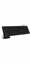 CONNECT IT Combo drátová černá klávesnice + myš, CZ + SK layout