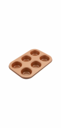 Lamart LT3091 Forma na 6 muffinů COPPER, 26,5 x 18 cm