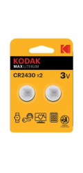 baterie Kodak 3  CR2430  2-pack  blistr/