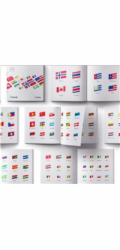 PIXIO Flags magnetická stavebnice