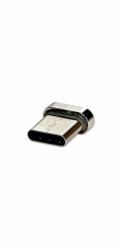 USB (2.0) Redukce, Magnetický konektor-USB C (3.1) M, 0, stříbrná, redukce na magnetický kabel