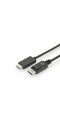 Digitus Adapterkabel DisplayPort > HDMI 4K (schwarz, 3 Meter)