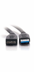 USB kabel Logo USB-A - microUSB 2 m Černý