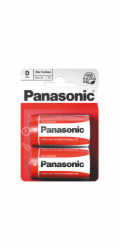 Baterie velké mono Panasonic Zinc (vel. D v blistru) 2ks