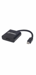 MANHATTAN Adapter mini DP na HDMI, aktivní, černá