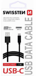 Swissten Datový Kabel Usb / Usb-C Černý 1,5M (7Mm)