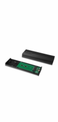 CHIEFTEC externí rámeček na M.2 PCIe NVMe/S-ata SSD Enclosure Tool-Less, s USB Type C konektorem, černá