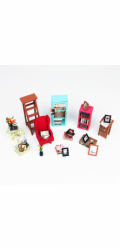 Hračka Robotime miniatura domečku Knihovna