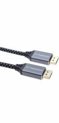 PREMIUMCORD Kabel DisplayPort 1.4 přípojný kabel, kovové a zlacené konektory, 1m