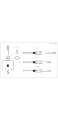 Wolfcraft děrovka SDS-plus adaptér, průměr 50mm 5459000