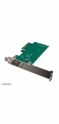 AKASA síťová karta USB 3.2 HOST card, 20Gbps USB 3.2 Gen 2x2 Internal 20-pin Connector to PCIe Host Card