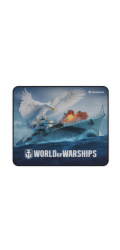 Herní podložka pod myš Genesis CARBON 500 WoW, M 30x25cm (NPG-1738) Herní podložka pod myš Genesis CARBON 500 WORLD of WARSHIPS, M 30x25cm