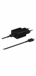 Samsung cestovní nabíječka EP-T1510XBE, PD, 15W, kabel USB-C, černá