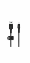 Belkin BOOST CHARGE Lightning/USB-A kabel, 3m, černý - odolný PRO Flex