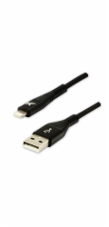 USB kabel Logo USB-A - Lightning 2 m černý