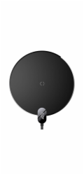 BASEUS Digitální LED indukční nabíječka 2 A (BSU3185BLK)