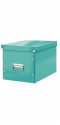 LEITZ Čtvercová krabice  Click&Store, velikost L (A4), ledově modrá
