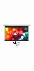 ELITE SCREENS plátno elektrické motorové 120" (304,8 cm)/ 16:9/ 149,6 x 265,7 cm/ case bílý/ 20" drop/ Fiber Glass