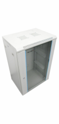 XtendLan 18U,600x600, na zeď, jednodílný, rozložený, skleněné dveře, šedý (WS-18U-66-GREY-P) XtendLan 18U/600x600, na zeď, jednodílný, rozložený, skleněné dveře, šedý