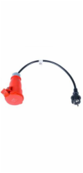 Akyga Adaptér CEE 7/7 230V/16A na CEE 5-pin 50cm
