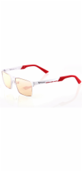 AROZZI herní brýle VISIONE VX-800 White/ bíločervené obroučky/ jantarová skla