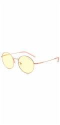 GUNNAR kancelářske/herní brýle ELLIPSE ROSE GOLD * jantárová skla * BLF 65 * GUNNAR focus