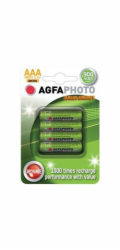 AgfaPhoto nabíjecí NiMH baterie AAA, 900mAh, blistr 4ks