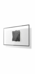 NEDIS nástěnný TV držák/ 13 - 27"/ nosnost 30 kg/ vzdálenost od stěny 20 mm/ fixní/ ocel/ černý