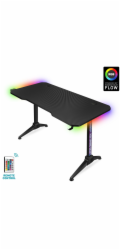 CONNECT IT NEO+ herní stůl s RGB podsvícením, ČERNÝ