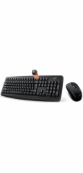 Genius Smart KM-8100, bezdrátová sada optické klávesnice a myši, AAA, US, klasická, 2,4 [Ghz], bezdrátová, černá