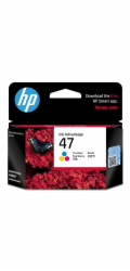HP inkoust HP originální inkoust / inkoust 6ZD61AE, HP 47, tříbarevný, HP DeskJet Ink Advantage 4800, 4828