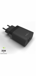 Fixed nabíječ 2x USB-C 35W, FIXC35-2C-BK