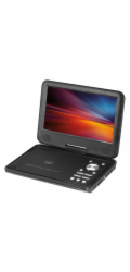 Přehrávač Trevi, PDX 1409 S2 BK, DVD, 9" LCD displej, rotace obrazovky, dálkové ovládání, 240 x 171 x 42 mm