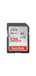Paměťová karta Sandisk Ultra 128 GB SDXC 140 MB/s, Class 10, UHS-I