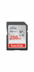 Paměťová karta Sandisk Ultra 256 GB SDXC 150 MB/s, Class 10, UHS-I